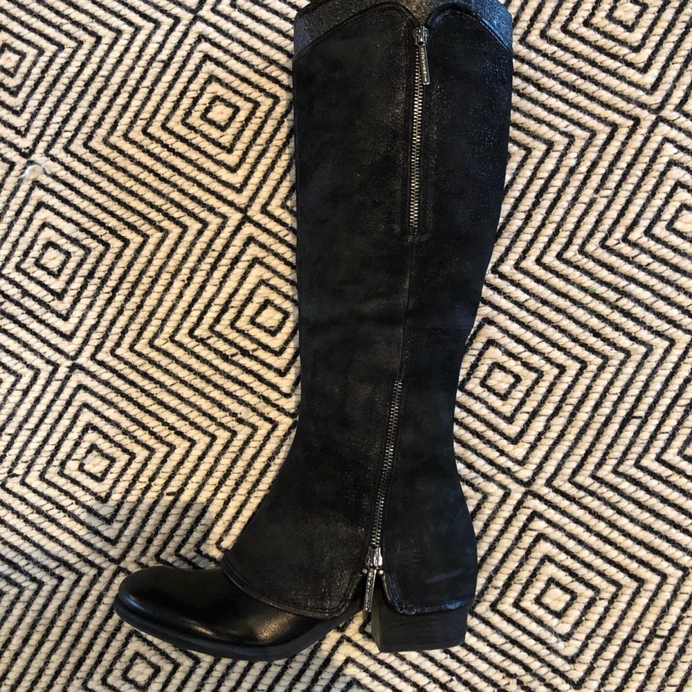 Donald J. Pliner Devi Women’s Black Leather Boot